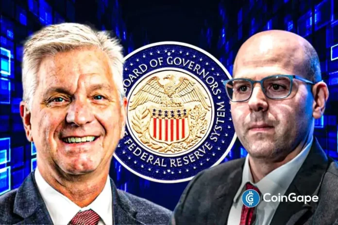 Federal Reserve Governors Chris Waller and Stephen Miran are currently split on the magnitude of the cut that they should make at the upcoming FOMC meeting. This comes as it is now more than likely that the FOMC will make another Fed rate cut, which could impact the crypto market. Waller Advocates For 25 Bps
The post <a href="https://coingape.com/25-or-50-bps-waller-miran-split-on-fed-rate-cut-size-ahead-of-fomc/">25 or 50 bps? Waller, Miran Split on Fed Rate Cut Size Ahead of FOMC</a> appeared first on <a href="https://coingape.com/">CoinGape</a>.
