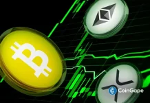 Crypto Prices Today: Bitcoin, Ethereum and XRP Turn Green
