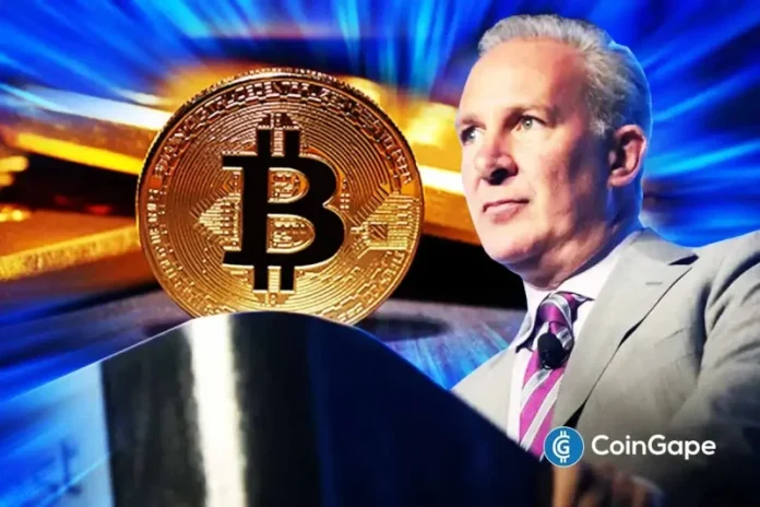 Peter Schiff has issued a fresh warning about Bitcoin after silver recorded a dramatic price surge. The veteran economist said Bitcoin may face the opposite outcome of silver’s rally. Also, he expects any move to unfold faster because market declines often accelerate under pressure. His comments followed a sharp intraday jump in silver prices that
The post <a href="https://coingape.com/peter-schiff-warns-bitcoin-could-mirror-silvers-rise-in-reverse/">Peter Schiff Warns Bitcoin Could Mirror Silver’s Rise In Reverse</a> appeared first on <a href="https://coingape.com/">CoinGape</a>.