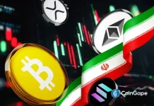 Crypto Prices Today: BTC, ETH, and XRP Drop As US-Iran War Enters Fourth Week