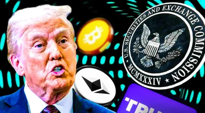 Trump’s Truth Social Files For Bitcoin, Ethereum, Cronos Crypto ETFs Amid Institutional Outflows