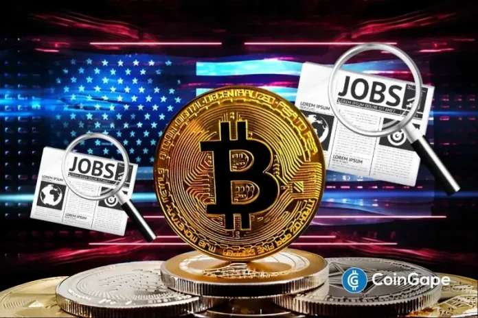 U.S. weekly jobless claims came in above estimates, just a day after the Fed said the labor market was stabilizing. Bitcoin remained largely unchanged following the release of this data, with the flagship crypto down on the day. U.S. Jobless Claims Come In At 209,000, Bitcoin Down Department of Labor data show that jobless claims
The post <a href="https://coingape.com/u-s-jobless-claims-come-in-above-expectations-bitcoin-unchanged/">Breaking: U.S. Jobless Claims Come In Above Expectations; Bitcoin Unchanged</a> appeared first on <a href="https://coingape.com/">CoinGape</a>.