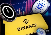 Cardano’s Midnight Secures NIGHT Token Listing on Binance, ADA Soars 4%