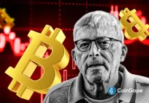 Peter Brandt Hints at Further Downside for Bitcoin After Brief Rebound