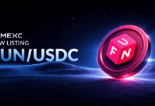 FUNToken Price Surges After MEXC Lists $FUN/USDC Pair