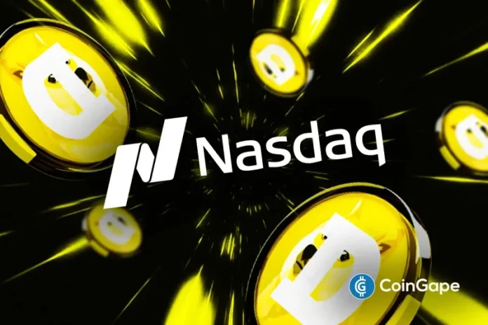 Dogecoin price has rebounded in the past few days, coinciding with the ongoing crypto market rally. DOGE token jumped to $0.2073 today, Oct. 13, up by 105% from its lowest point on Friday. A crypto analyst believes that it may be on the verge of a strong move as the House of Doge prepares to
The post <a href="https://coingape.com/markets/trader-sees-a-dogecoin-price-surge-as-house-of-doge-sets-for-a-nasdaq-listing/">Trader Sees a Dogecoin Price Surge as House of Doge Sets for a NASDAQ Listing</a> appeared first on <a href="https://coingape.com/">CoinGape</a>.