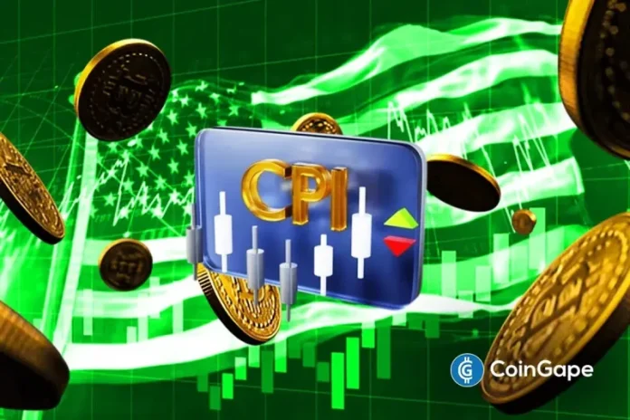 The U.S. CPI inflation came in well below expectations, providing a bullish outlook for Bitcoin and the broader crypto market. BTC sharply reacted to the data release, which could pave the way for more rate cuts from the Federal Reserve. U.S. CPI Inflation Comes In Below Expectations, Bitcoin Price Rises Bureau of Labor Statistics (BLS)
The post <a href="https://coingape.com/u-s-cpi-inflation-comes-in-below-expectations-bitcoin-price-climbs/">Breaking: U.S. CPI Inflation Falls To 2.7% YoY, Bitcoin Price Climbs</a> appeared first on <a href="https://coingape.com/">CoinGape</a>.