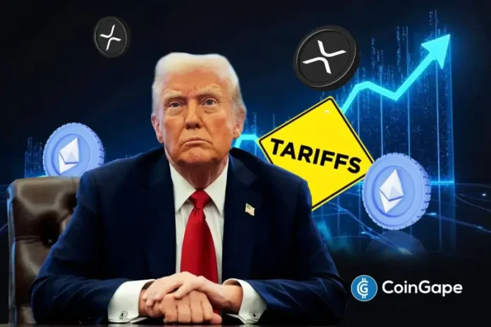 The XRP and Ethereum prices remained in a bear market today, February 13, as the recent sell-off gained steam ahead of the upcoming US inflation report. The two coins also slipped after reports emerged that Donald Trump was considering cutting key steel and aluminum tariffs to address the ongoing cost-of-living crisis. XRP price was trading
The post <a href="https://coingape.com/markets/xrp-and-ethereum-price-prediction-as-trump-seeks-to-lower-key-tariffs/">XRP and Ethereum Price Prediction as Trump Seeks to Lower Key Tariffs</a> appeared first on <a href="https://coingape.com/">CoinGape</a>.