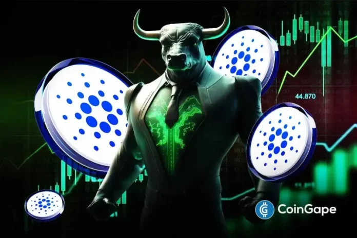 Cardano Price held steady above $0.46 on Tuesday, following an 8% rally in the last 240 hours, spurred by the broader market recovery. The current upward trend was driven by the fact that ADA has broken a major downward trend, and it has surged nearly 10% within the last 7 days. Technical analysis indicates that
The post <a href="https://coingape.com/markets/cardano-price-outlook-expecting-a-30-40-bullish-wave-soon/">Cardano Price Outlook: Expecting a 30-40% Bullish Wave Soon</a> appeared first on <a href="https://coingape.com/">CoinGape</a>.