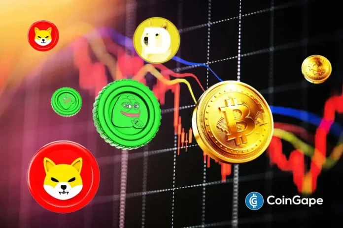 The cryptocurrency market experienced a decline of 2.05% in the last 24 hours. Meme coins, including Dogecoin (DOGE), Shiba Inu (SHIB), and Pepe (PEPE), extended their losses from last week, dropping another 3% on Tuesday. These coins are currently trading at lower critical support areas where traders are seeking quick support areas that could potentially
The post <a href="https://coingape.com/markets/dogecoin-shiba-inu-and-pepe-price-predictions-as-bitcoin-drops-below-90k/">Dogecoin, Shiba Inu, and Pepe Price Predictions as Bitcoin Drops Below $90k</a> appeared first on <a href="https://coingape.com/">CoinGape</a>.