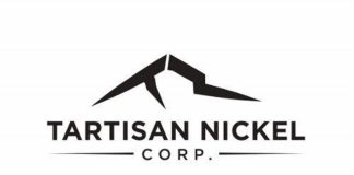 Tartisan Nickel Corp. Intersects 11.0 Metres of 1.05% Ni, 0.33% Cu Including 2.0 Metres of 4.79% Ni, 1.25% Cu at the Kenbridge Nickel-Copper-Cobalt Project, Northwestern Ontario